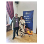 Kollégánk Ivana Bičanovskával, a Besztercebányai Állami Tudományos Könyvtár munkatársával