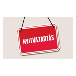 nyitvatartás